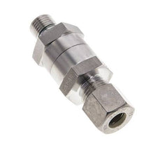 Hydraulic Check Valve Compression Ring 10L (M16x1.5) & G1/4'' Male Stainless Steel 1-250bar (15-3625)psi Thread-Tube ISO 8434-1