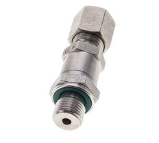Hydraulic Check Valve Compression Ring 6S (M14x1.5) & G1/4'' Male Stainless Steel 1-400bar (15-5800)psi Thread-Tube ISO 8434-1