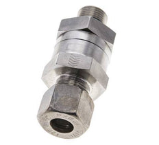 Hydraulic Check Valve Compression Ring 12S (M20x1.5) & G3/8'' Male Stainless Steel 1-400bar (15-5800)psi Thread-Tube ISO 8434-1