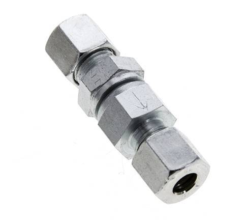 Válvula de retención hidráulica Anillo de corte 8L (M14x1,5) Acero 1-250bar (15-3625)psi ISO 8434-1