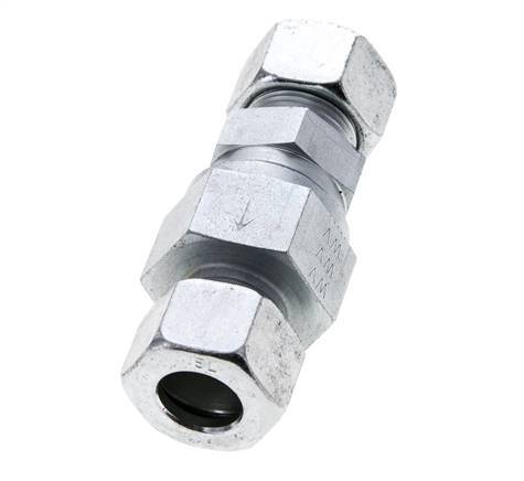 Válvula de retención hidráulica Anillo de corte 15L (M22x1,5) Acero 1-250bar (15-3625)psi ISO 8434-1