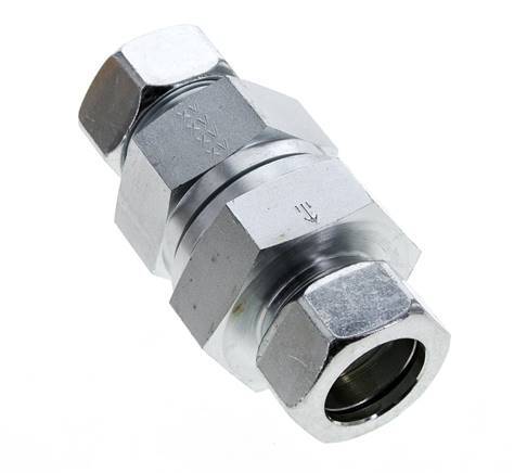 Válvula de retención hidráulica Anillo de corte 28L (M36x2) Acero 1-100bar (15-1450)psi ISO 8434-1