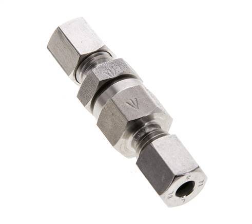 Hydraulic Check Valve Cutting Ring 6L (M12x1.5) Stainless Steel 1-250bar (15-3625)psi ISO 8434-1