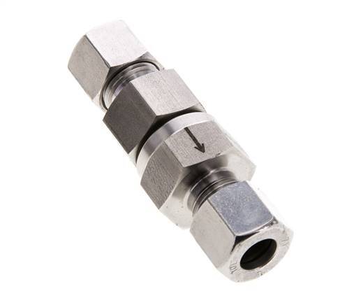 Válvula de retención hidráulica Anillo de corte 10L (M16x1,5) Acero inoxidable 1-250bar (15-3625)psi ISO 8434-1