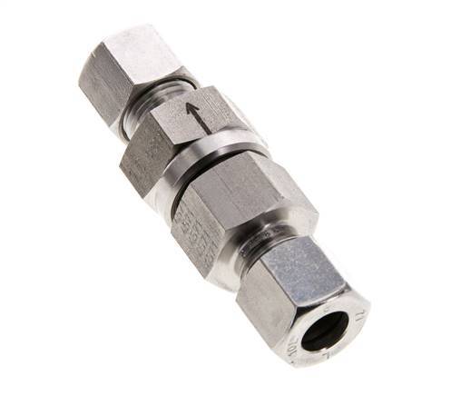Válvula de retención hidráulica Anillo de corte 10L (M16x1,5) Acero inoxidable 1-250bar (15-3625)psi ISO 8434-1