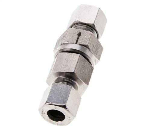 Válvula de retención hidráulica Anillo de corte 10L (M16x1,5) Acero inoxidable 1-250bar (15-3625)psi ISO 8434-1