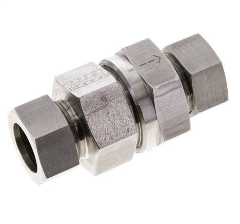 Válvula de retención hidráulica Anillo de corte 28L (M36x2) Acero inoxidable 1-100bar (15-1450)psi ISO 8434-1