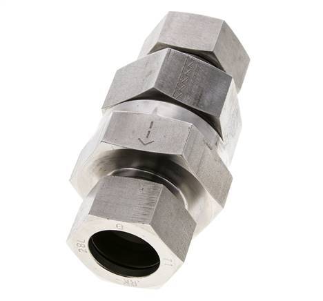 Válvula de retención hidráulica Anillo de corte 28L (M36x2) Acero inoxidable 1-100bar (15-1450)psi ISO 8434-1