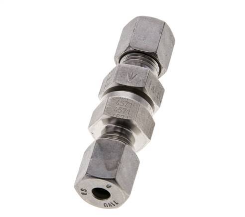 Válvula de retención hidráulica Anillo de corte 6S (M14x1,5) Acero inoxidable 1-400bar (15-5800)psi ISO 8434-1