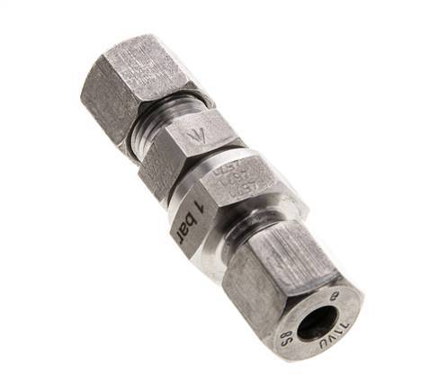 Válvula de retención hidráulica Anillo de corte 8S (M16x1,5) Acero inoxidable 1-400bar (15-5800)psi ISO 8434-1