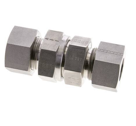 Hydraulic Check Valve Cutting Ring 25S (M36x2) Stainless Steel 1-250bar (15-3625)psi ISO 8434-1