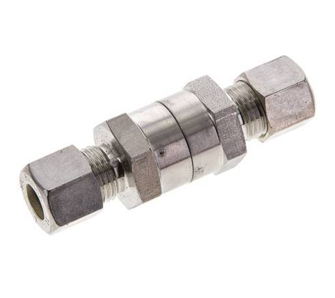 Hydraulic Check Valve Compression Ring 10L (M16x1.5) Stainless Steel 1-250bar (15-3625)psi ISO 8434-1