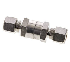 Válvula de retención hidráulica Anillo de compresión 10L (M16x1,5) Acero inoxidable 1-250bar (15-3625)psi ISO 8434-1