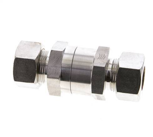 Hydraulic Check Valve Compression Ring 18L (M26x1.5) Stainless Steel 1-160bar (15-2320)psi ISO 8434-1