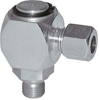 25S y M33x2 Racor giratorio de acero galvanizado con rosca macho DN 20250 bar NBR Giratorio ISO 8434-1