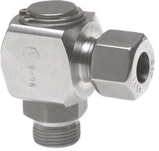 Accesorio de corte de acero inoxidable 8L y M12x1,5 con rosca macho DN 5250 bar FKM giratorio ISO 8434-1