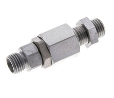 8L Acero Zincado Rótula con Guía de Bola Racor Pasamuros 315 bar NBR ISO 8434-1