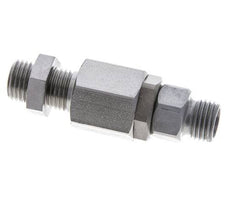8L Acero Zincado Rótula con Guía de Bola Racor Pasamuros 315 bar NBR ISO 8434-1