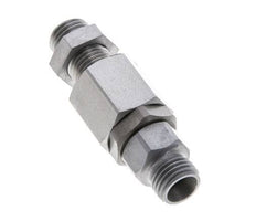 8L Acero Zincado Rótula con Guía de Bola Racor Pasamuros 315 bar NBR ISO 8434-1