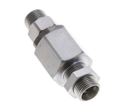 12L Acero Zincado Rótula con Guía de Bola Racor Pasamuros 315 bar NBR ISO 8434-1
