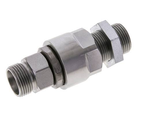 15L Acero Zincado Rótula con Guía de Bola Racor Pasamuros 315 bar NBR ISO 8434-1