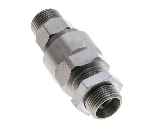 15L Acero Zincado Rótula con Guía de Bola Racor Pasamuros 315 bar NBR ISO 8434-1