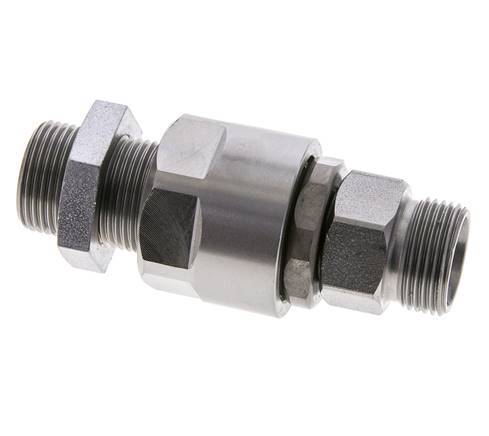 15L Acero Zincado Rótula con Guía de Bola Racor Pasamuros 315 bar NBR ISO 8434-1