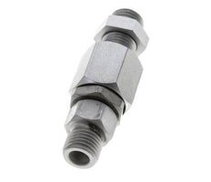 6S Rótula de acero zincado con guía esférica Racor de corte Pasamuros 350 bar NBR ISO 8434-1