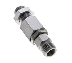 8S Rótula de acero cincado con guía de bola Racor de corte Pasamuros 350 bar NBR ISO 8434-1