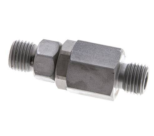 6S Zink plated Steel Ball-Guided Swivel Joint Cutting Fitting DN 4350 bar NBR ISO 8434-1