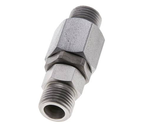 8S Zink plated Steel Ball-Guided Swivel Joint Cutting Fitting DN 6350 bar NBR ISO 8434-1