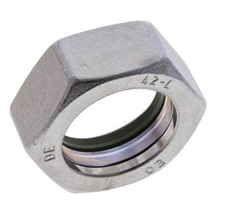 42 (M52x2) Steel Functional Nut FKM