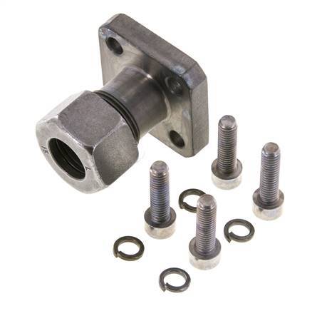 Brida de bomba LK 35 Acero con 15L (M22x1,5)