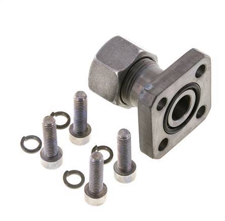 Brida de bomba LK 35 Acero con 15L (M22x1,5)