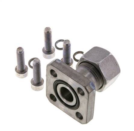 Brida de bomba LK 35 Acero con 15L (M22x1,5)