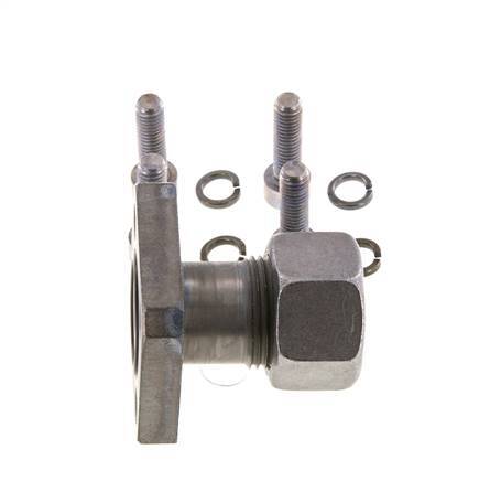 Brida de bomba LK 35 Acero con 15L (M22x1,5)