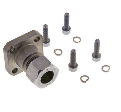 Brida de bomba LK 40 Acero con 15L (M22x1,5)