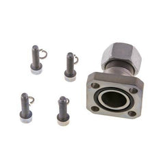 Brida de bomba LK 40 Acero con 15L (M22x1,5)