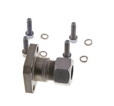 Brida de bomba LK 40 Acero con 15L (M22x1,5)