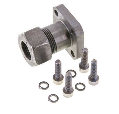 Brida de bomba LK 40 Acero con 18L (M26x1,5)