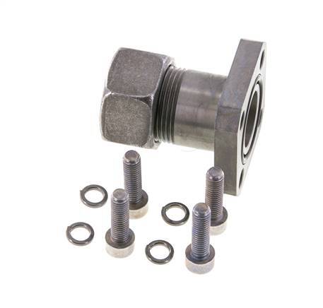 Brida de bomba LK 40 Acero con 18L (M26x1,5)