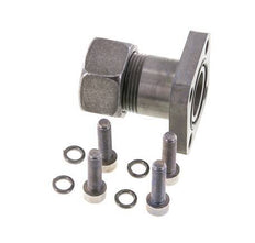 Brida de bomba LK 40 Acero con 18L (M26x1,5)