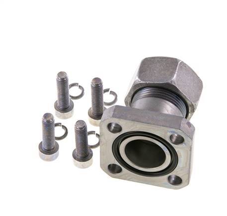 Brida de bomba LK 40 Acero con 18L (M26x1,5)