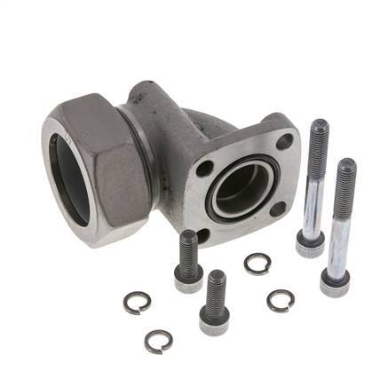 LK 55 Elbow Pump Flange Malleable cast iron with 42L (M52x2)