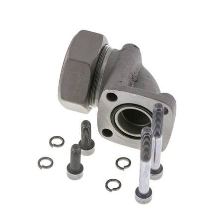 LK 55 Elbow Pump Flange Malleable cast iron with 42L (M52x2)