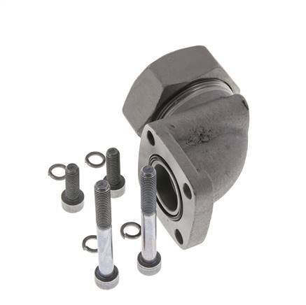 LK 55 Elbow Pump Flange Malleable cast iron with 42L (M52x2)