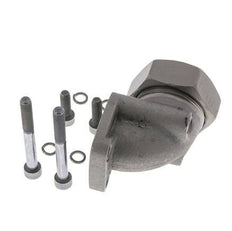 LK 55 Elbow Pump Flange Malleable cast iron with 42L (M52x2)