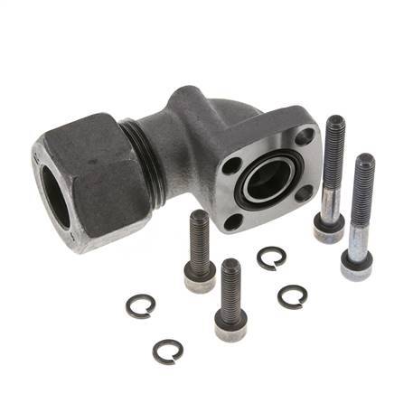 LK 35 Elbow Pump Flange Malleable cast iron with 20S (M30x2)