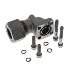 LK 35 Elbow Pump Flange Malleable cast iron with 20S (M30x2)