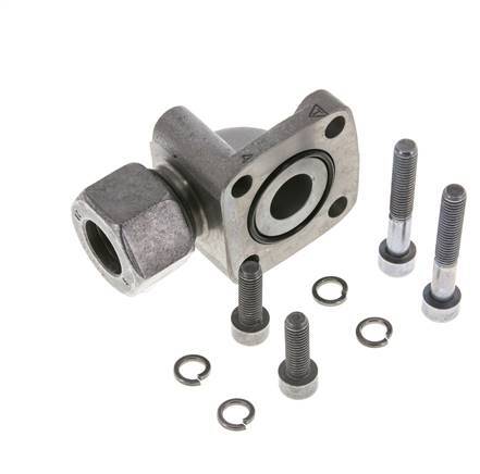 LK 55 Codo brida de bomba Fundición maleable con 20S (M30x2)